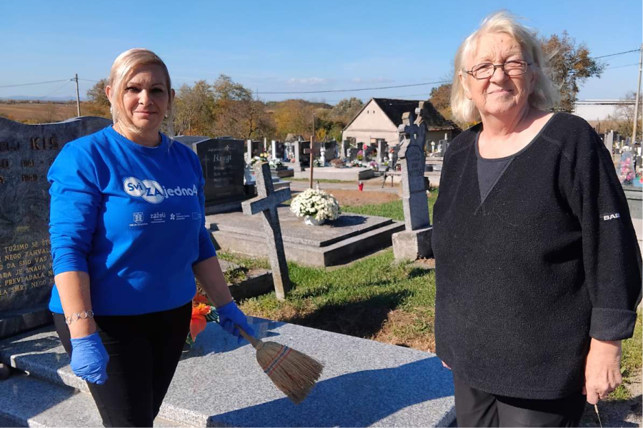 Pripreme grobnih mjesta i počivališta za blagdan Svih svetih i Dušni dan