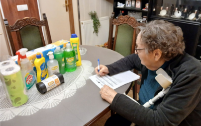 Podjela paketa pripadnicima ciljne skupine za veljaču